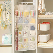 18-Pocket Over-the-Door Organizer Space-Saving Storage for Nursery and Kids Room