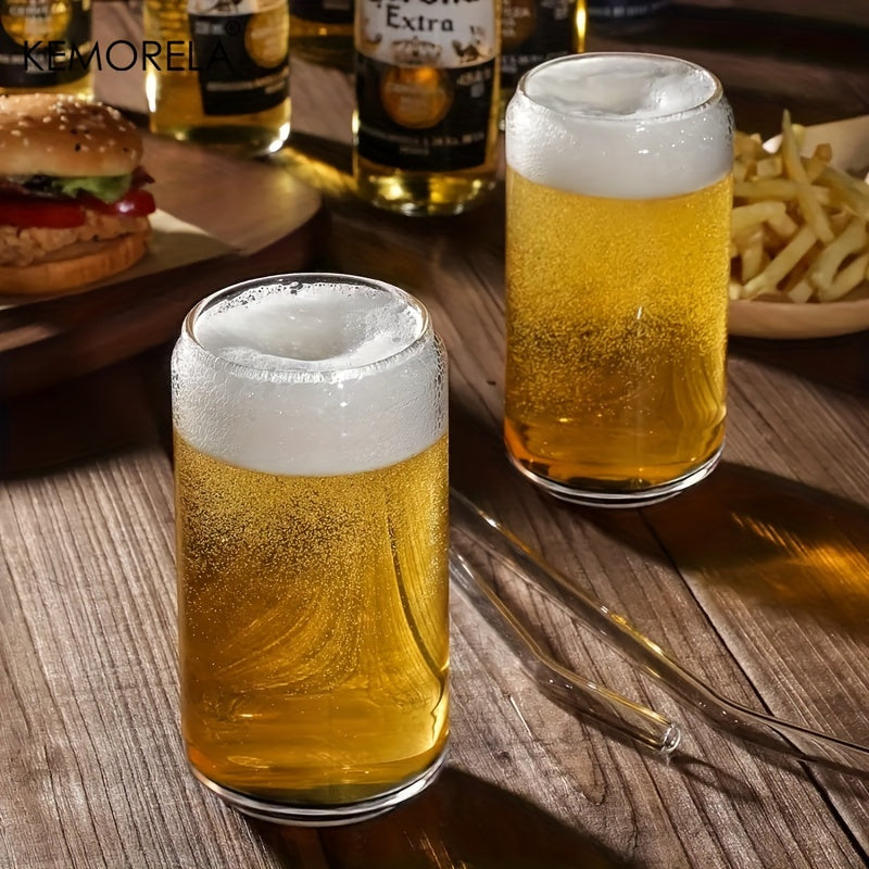 Glass Cup with Lid and Straw Bubble Tea Design 400ML 13.5 OZ