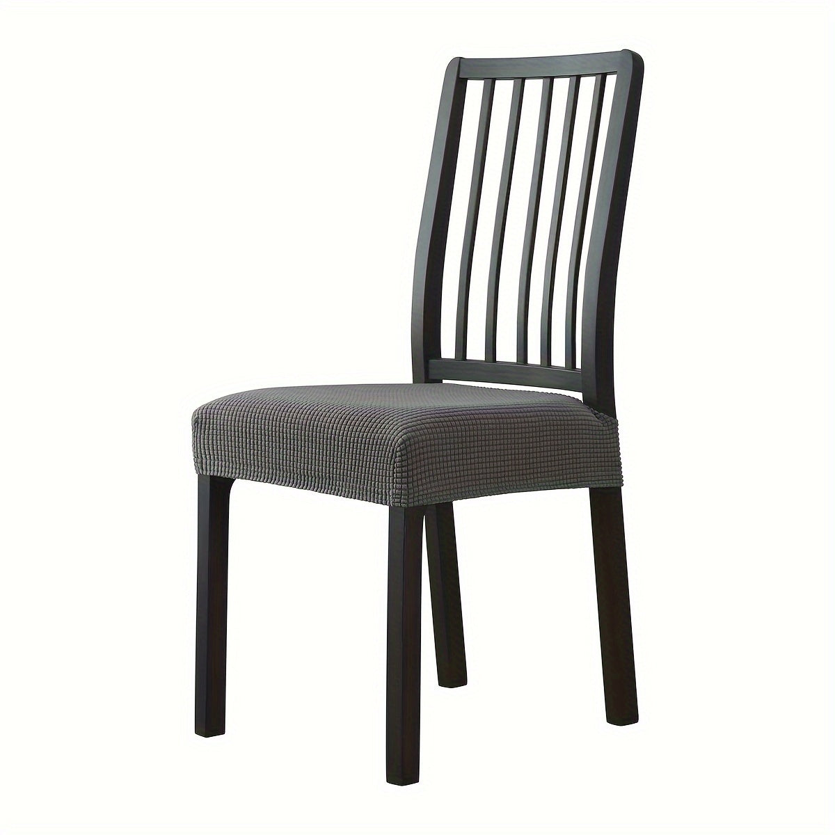 4-6 Piece Velvet Chair Covers with Elastic Headrest for Dining Chairs in Home and Hotel