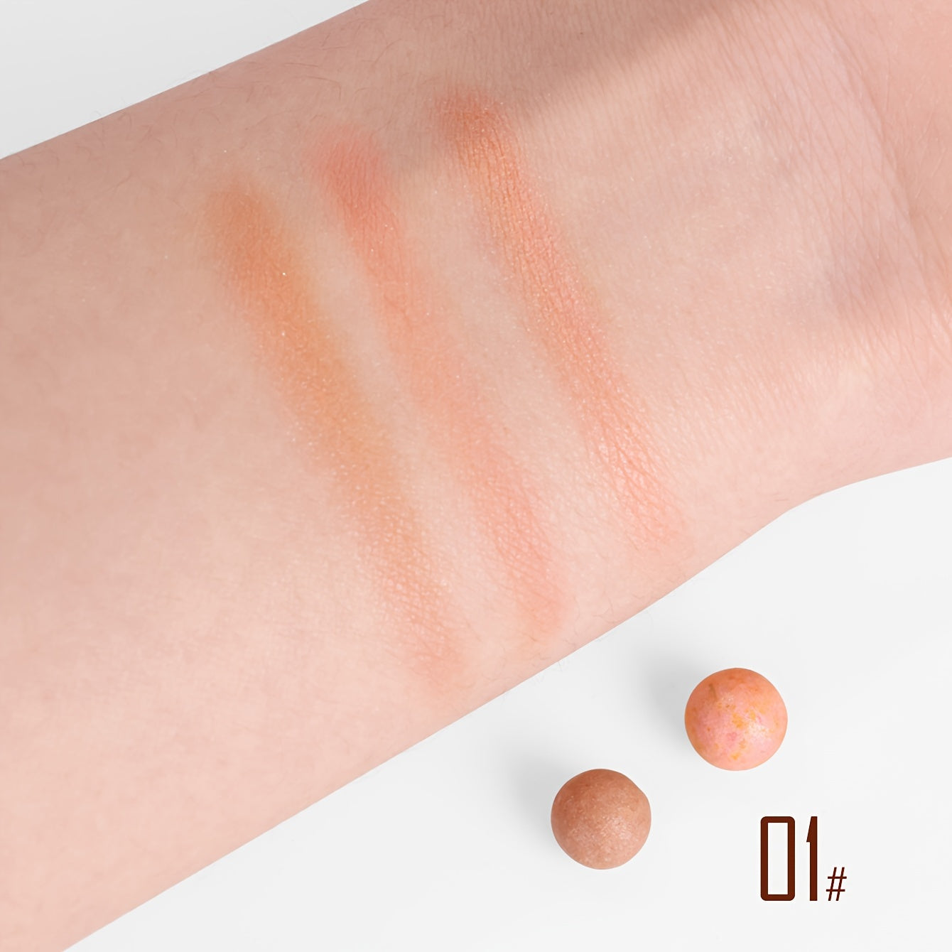 Женские пудровые румяна-жемчужины с мультиоттенками, водостойкие, натуральный финиш