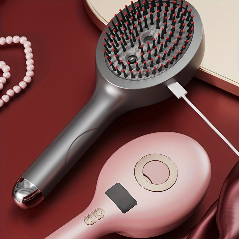Scalp Massager with Vibrating Spray Head Comb for Home and Travel