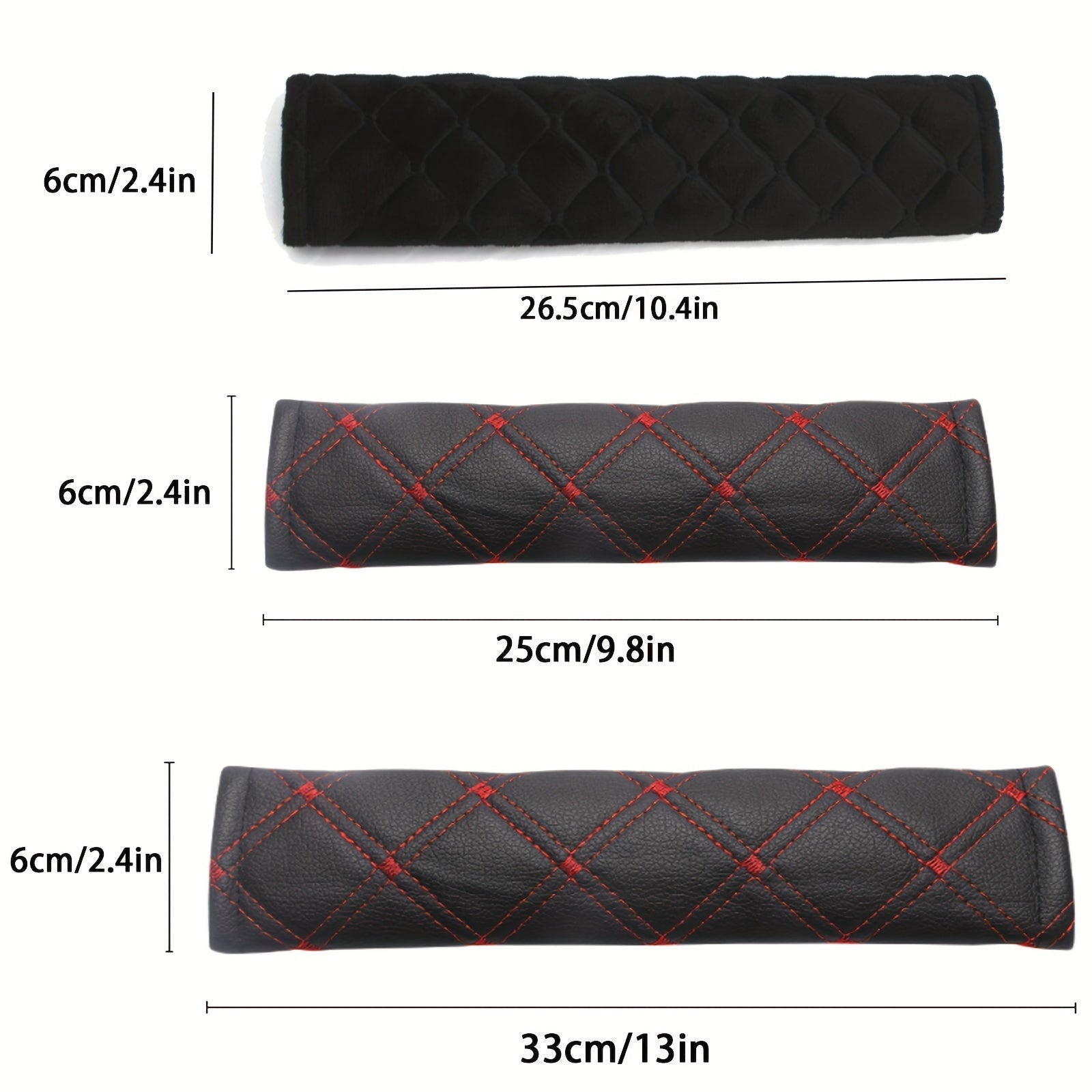 Car Seat Belt Pads Cover, Soft Shoulder Strap Protector for Comfort