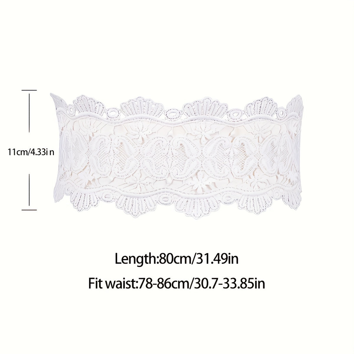 Женский эластичный пояс из кружева для юбок и рубашек с регулируемой пряжкой
