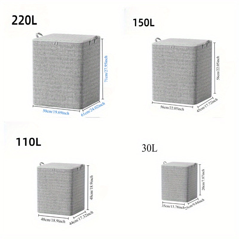 Square Shaped Quilt Storage Bag Large Capacity Moistureproof Mildewproof Home Organizer