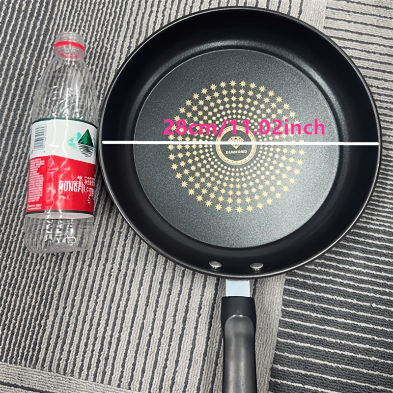 Sartén de hierro antiadherente de 28cm para uso intensivo en autocaravanas, hogares y cocinas profesionales