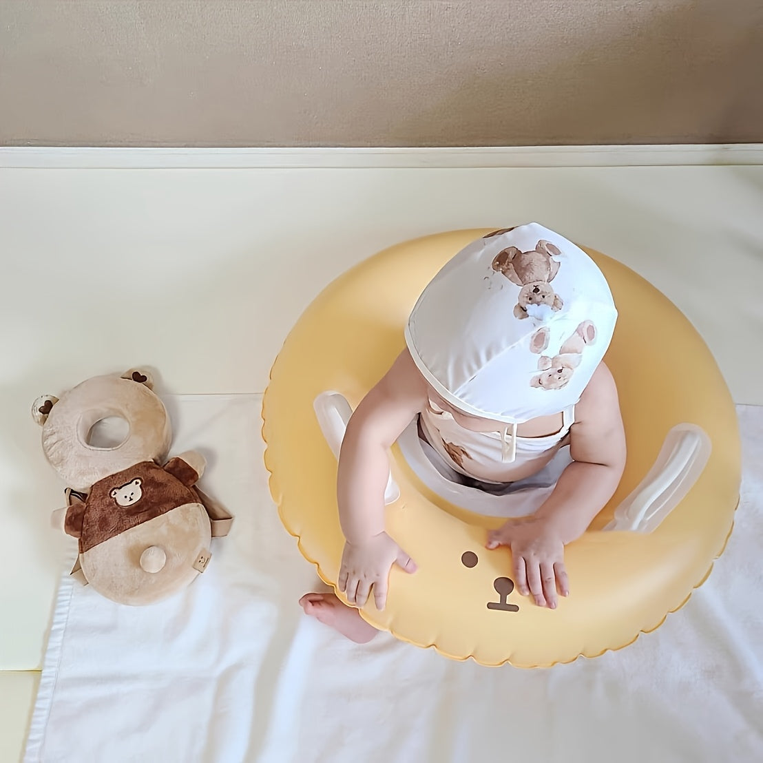 Мягкий полиэстер, очаровательный поводок для черепашки и кролика в смешанных цветах - идеален для малышей, которые учатся ползать, вдохновленный корейским стилем. Имеет поддержку головы и служит памятным подарком для юных учеников.