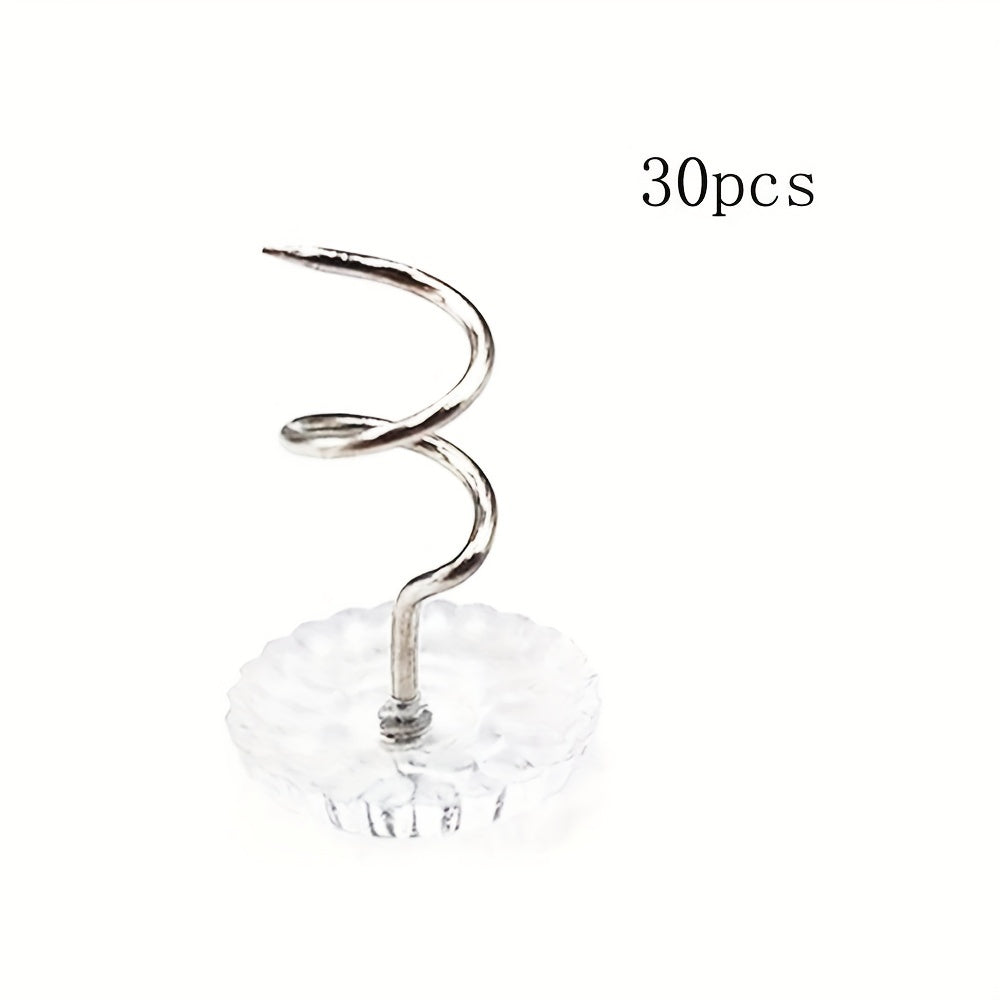 Transparent Bed Skirt Fasteners 1.5cm x 1cm Secure Bed Skirts