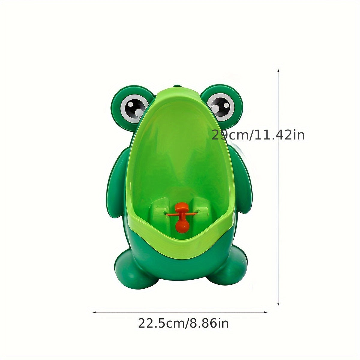 Children's Frog Urinal for Boys, Toilet Training, Hanging and Standing Use