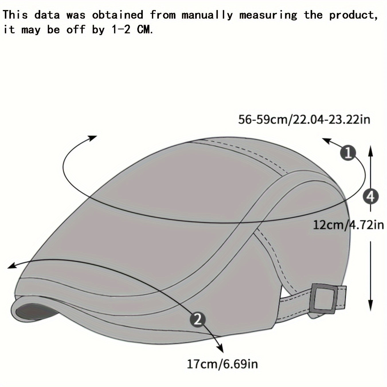 Men's PU Leather Beret for Autumn Winter Travel Casual Vintage Style