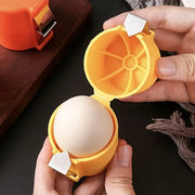 1pc Egg Yolk Separator Manual Plastic Kitchen Gadget Easy-Grip Handle