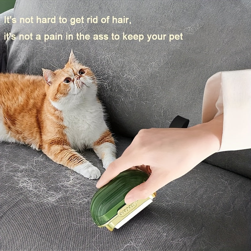 Portable Pet Hair Remover Brush for Clothes and Dust with Tear Sheet and Travel Size