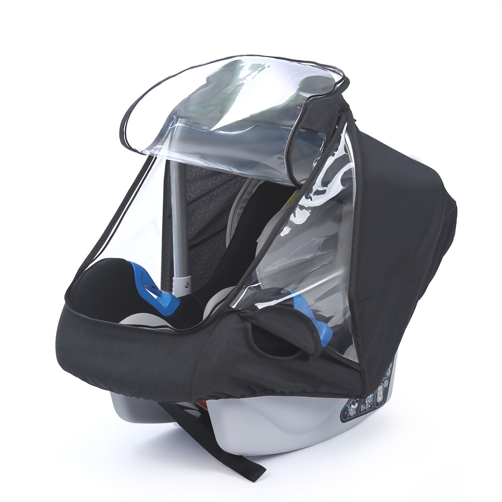 Накройте свою коляску, корзину для переноски и автокресло нашим портативным дождевиком из материала EVA.