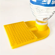 Yellow Bee Water Feeder with 8 Pieces Drowning Prevention Wide Feeding Area 30mm Diameter