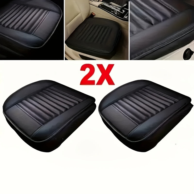 Universal Fit Breathable Faux Leather Car Seat Covers Moisture-Wicking Set