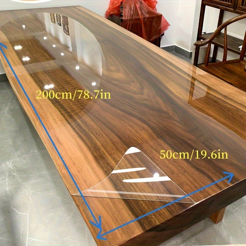 Clear Vinyl Film for Furniture Protection Heat Resistant Static Cling Self-Adhesive Cover