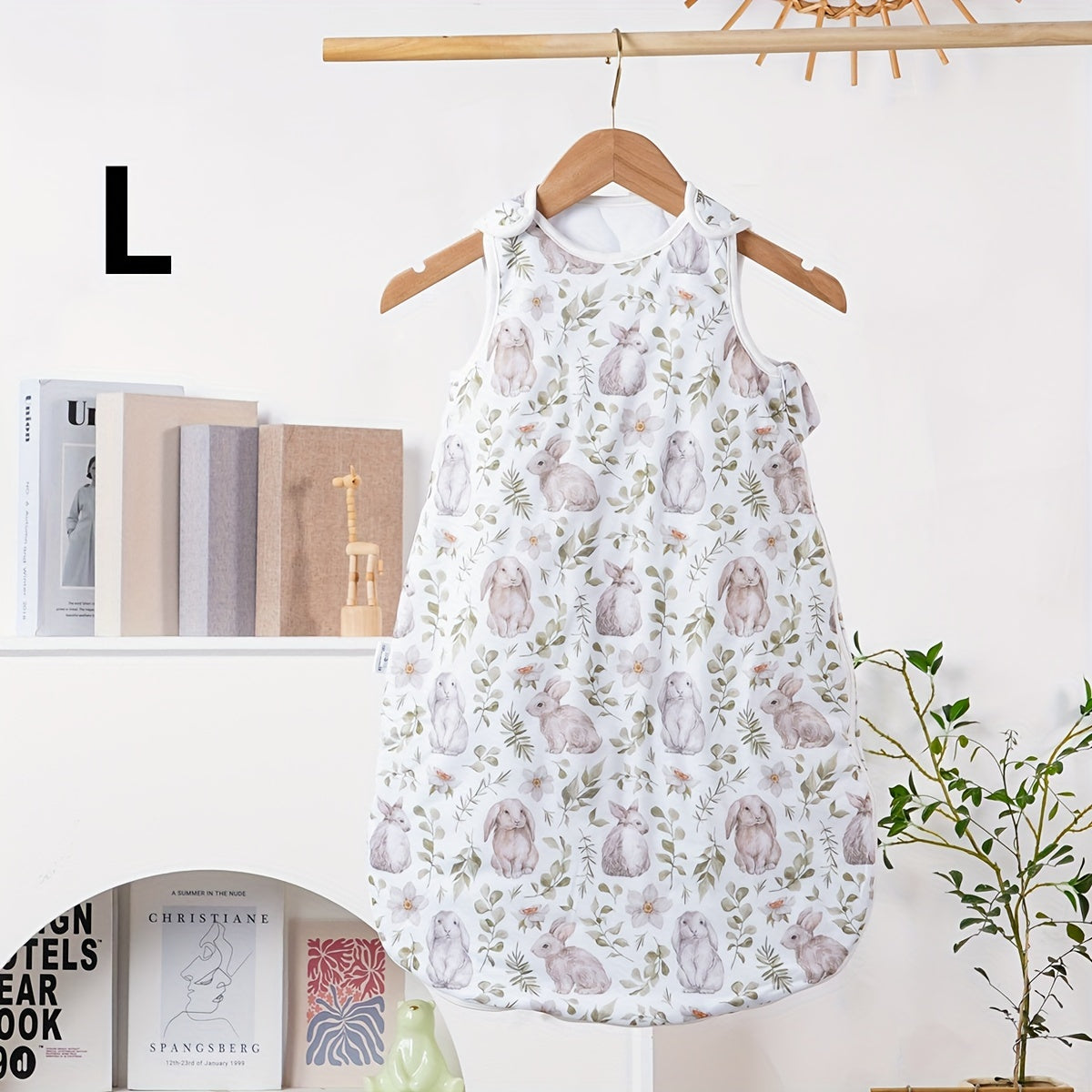 Baby Sleeping Bag for Infants 0-3 Years Polyester Zipper Sleep Sack with Cute Print