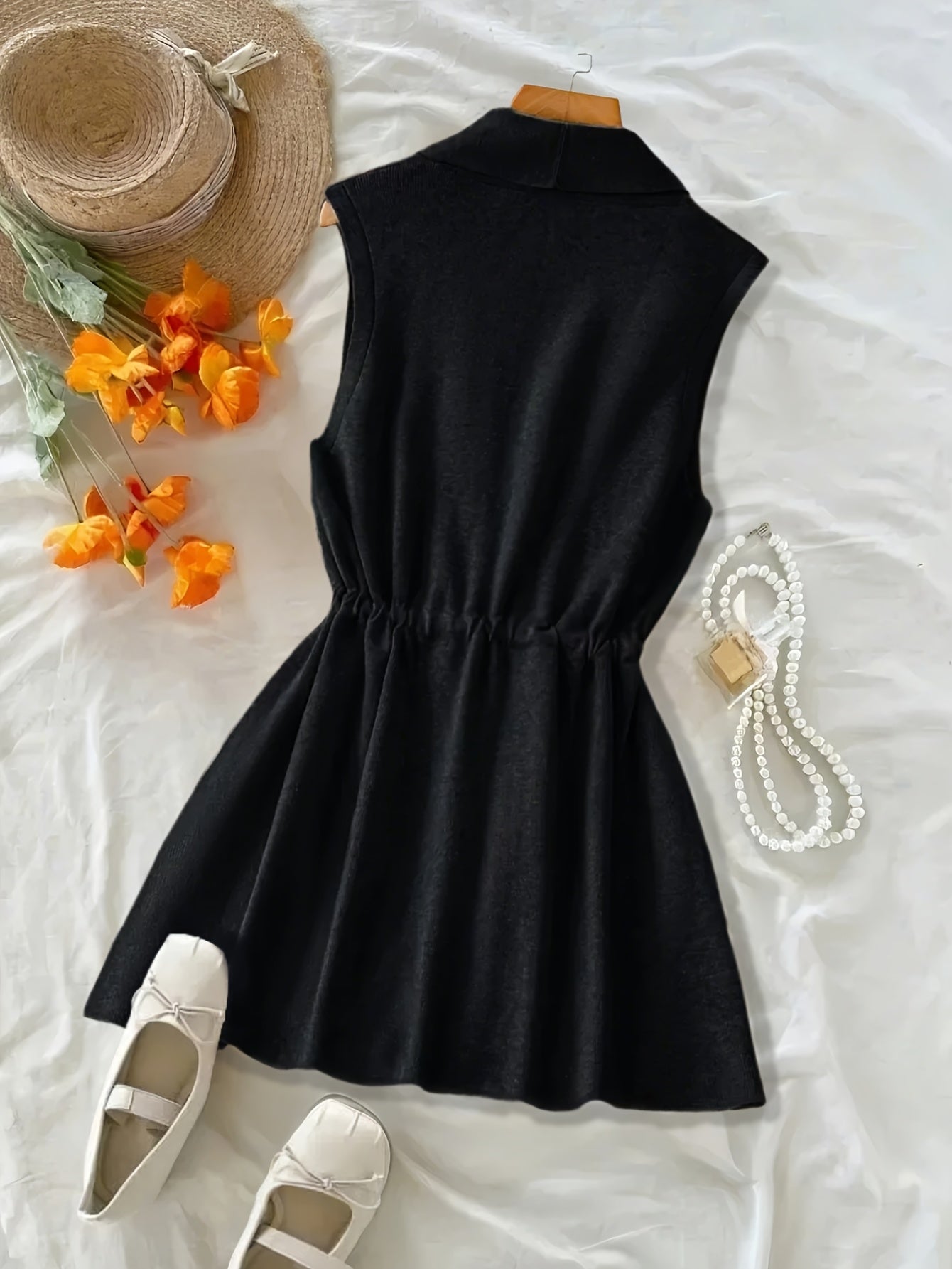 Cárdigan sin mangas para mujer, largo, de punto sólido, primavera, otoño, casual, elegante