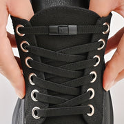 Unisex Elastic No-Tie Shoe Laces with Buckles, 100cm Adjustable