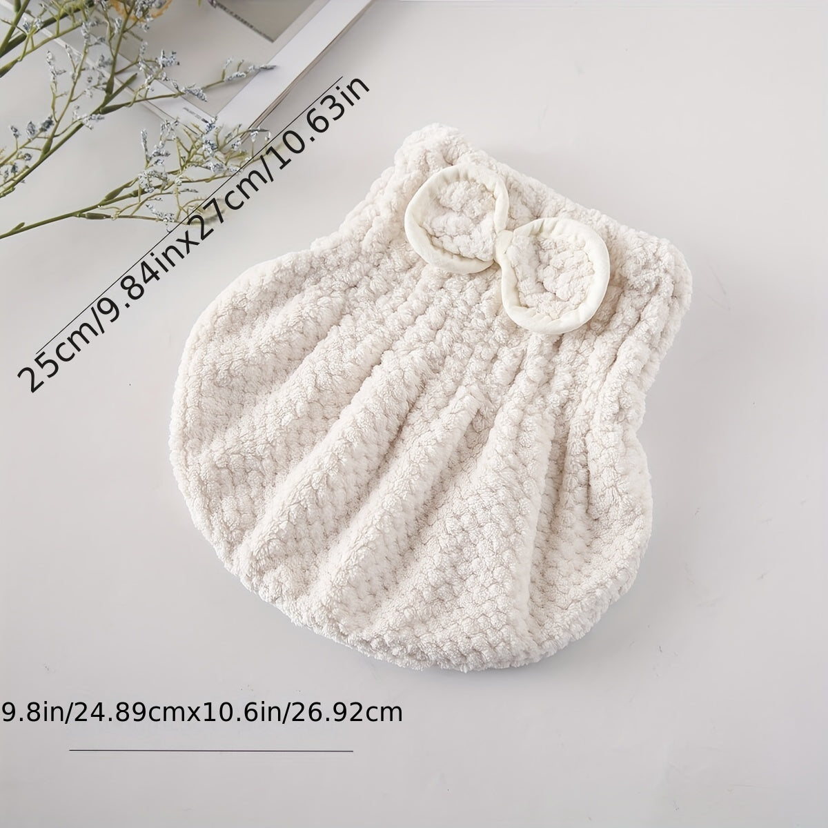 Coral Velvet Hair Towel Wrap for Fast and Comfortable Hair Drying