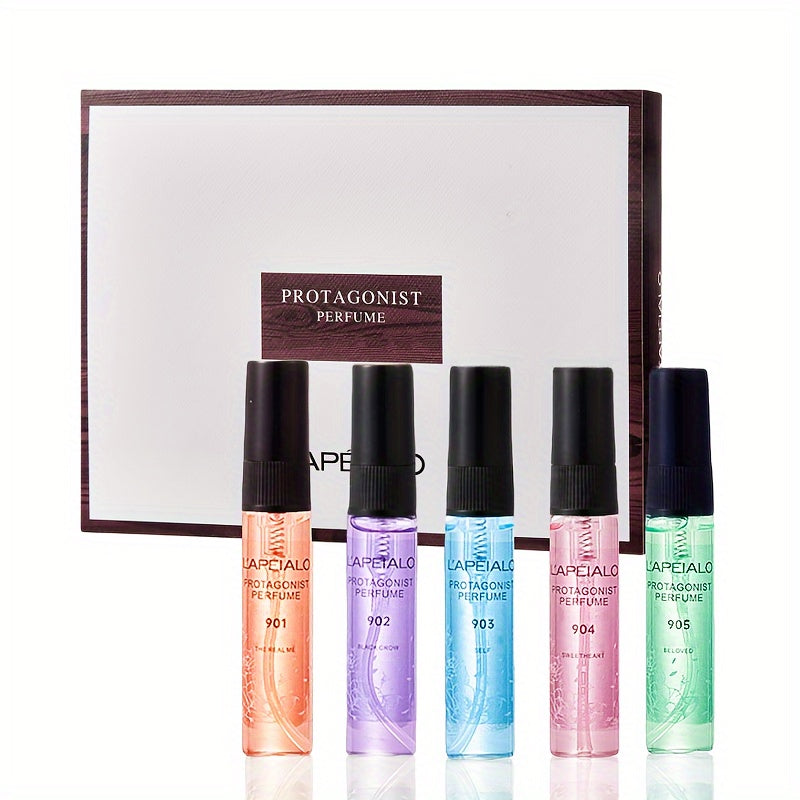 Women's Perfume Gift Set 5 Pieces 5ml Floral Long-Lasting Travel Pocket