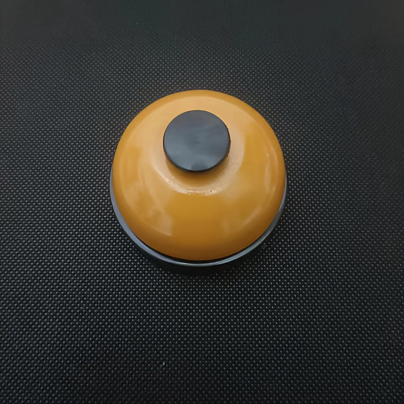 Colorful Metal Hand-Press Dog and Cat Training Bell with Red Yellow Green Bells