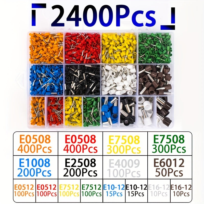 400-2400pcs Insulated Copper Crimp Wire Connectors with Pliers