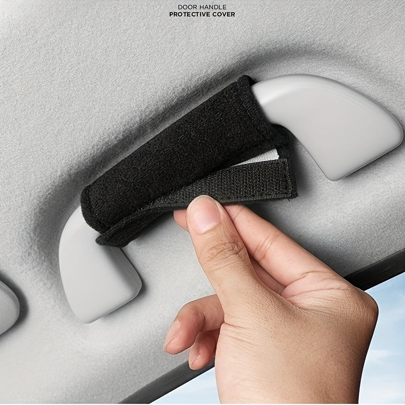 Soft-Touch Car Door Handle Covers for BMW Models Non-Slip Grip Easy Installation