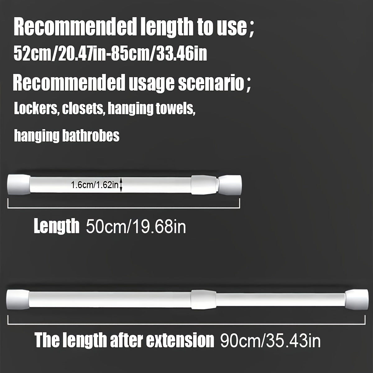 Turli foydalanish uchun ko'p funksiyali tortiladigan pardalar tutqichi