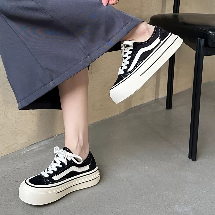 Women's Casual Canvas Sneakers Soft-Sole Breathable Comfortable Walking Shoes