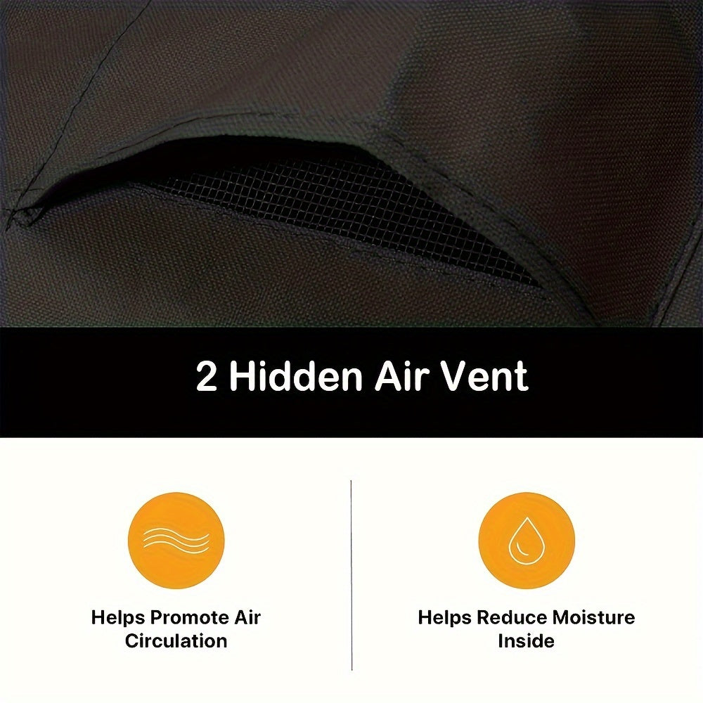 Heavy-Duty Outdoor Firewood Rack Cover Waterproof Weather-Resistant Fits 4ft & 8ft Log Racks