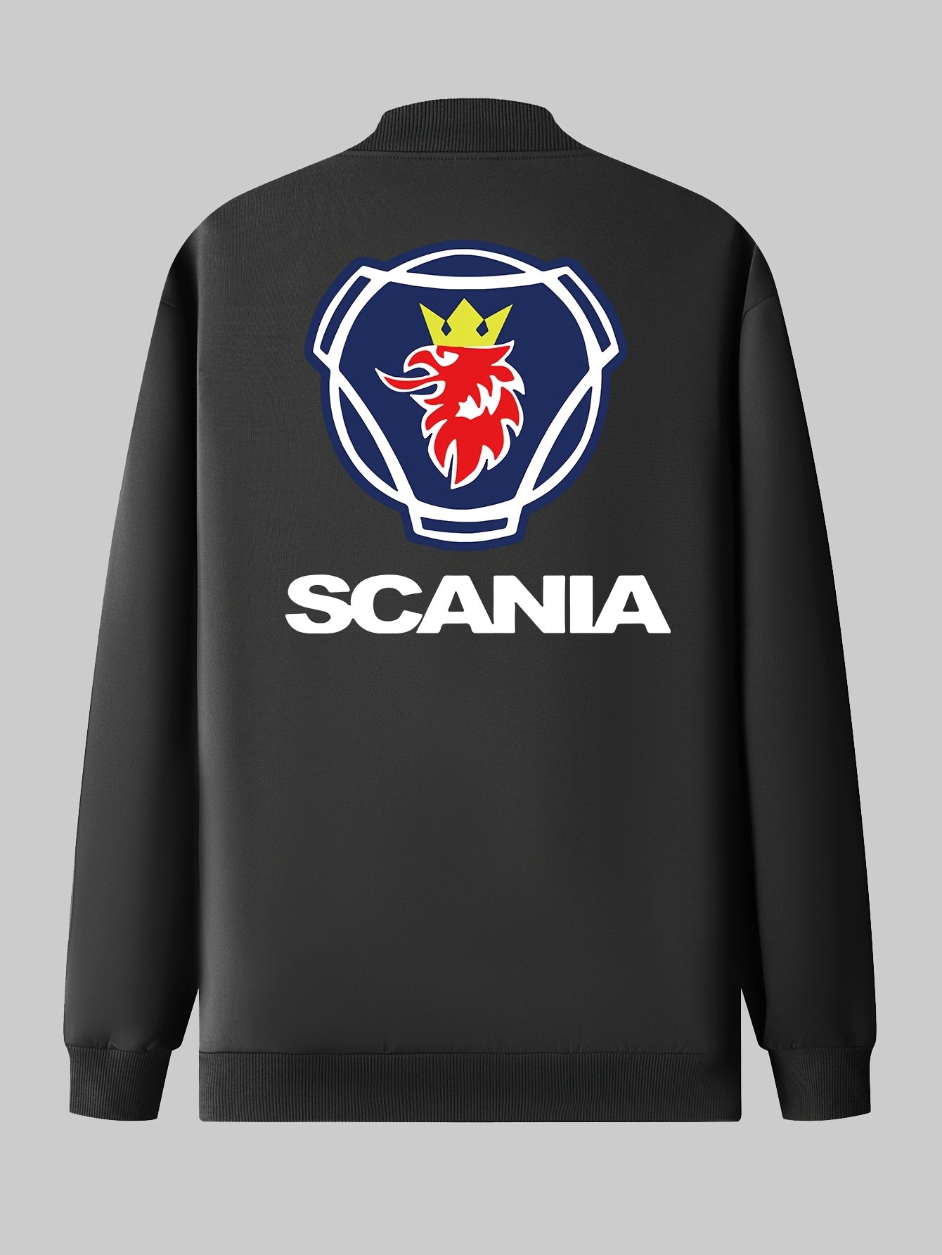 Men's Casual Zipper Jacket with Unique Print Pockets Plus Size Breathable Polyester