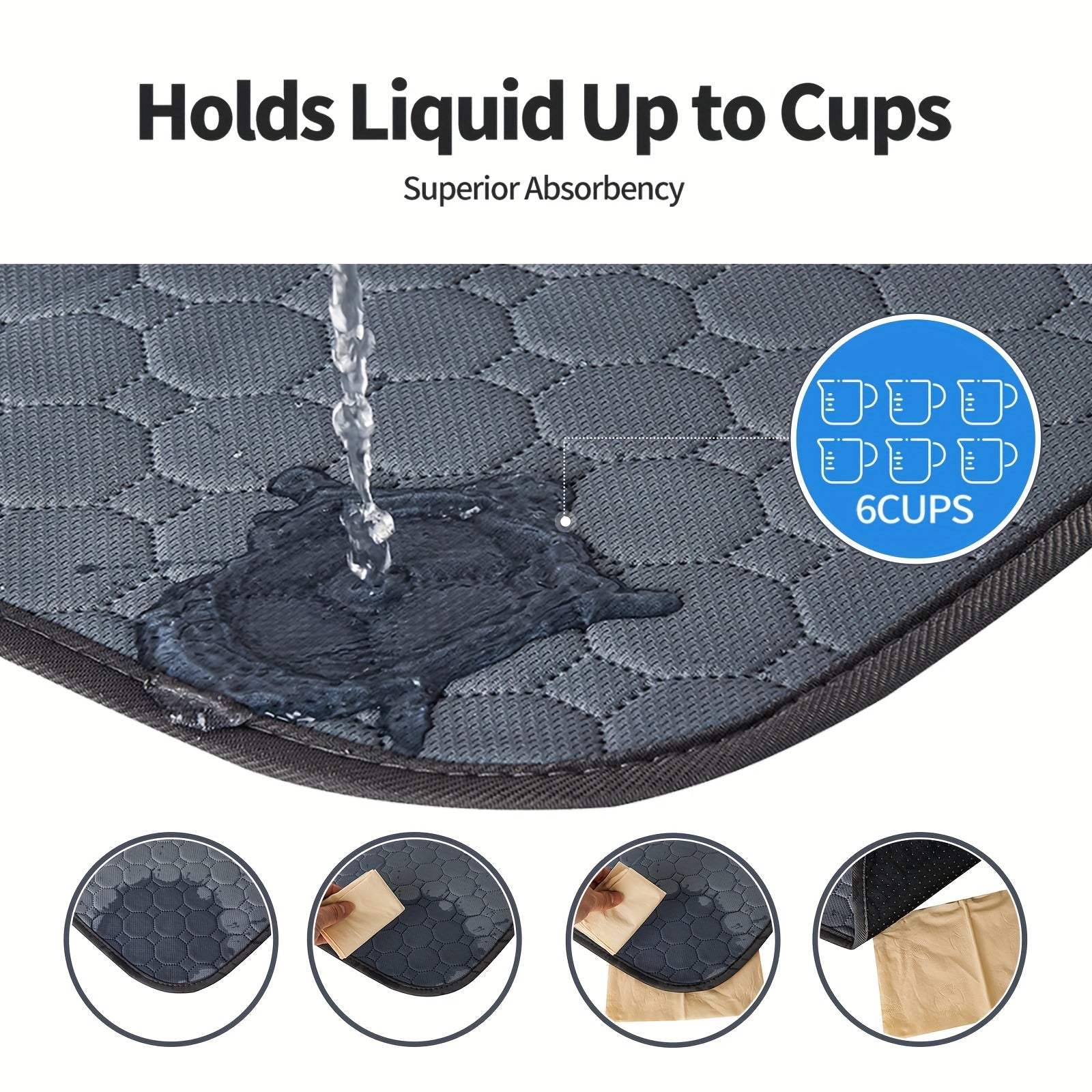 Non-Slip Reusable Pet Training Pad for Dogs and Cats Polyester