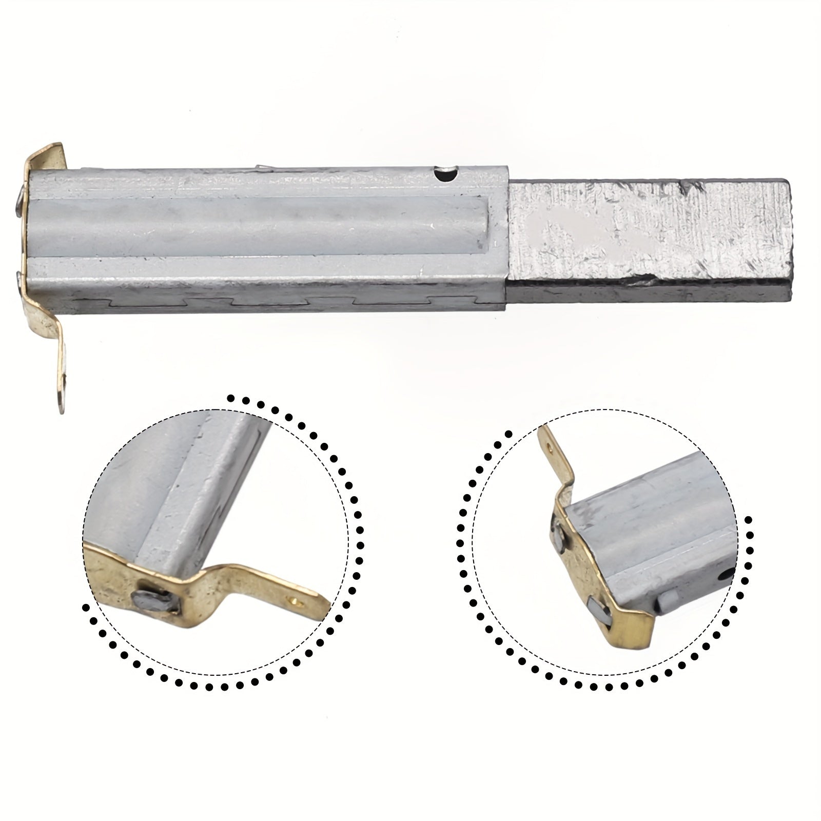 2pcs Industrial Vacuum Cleaner Accessories Motor Carbon Brush Water Absorber Iron