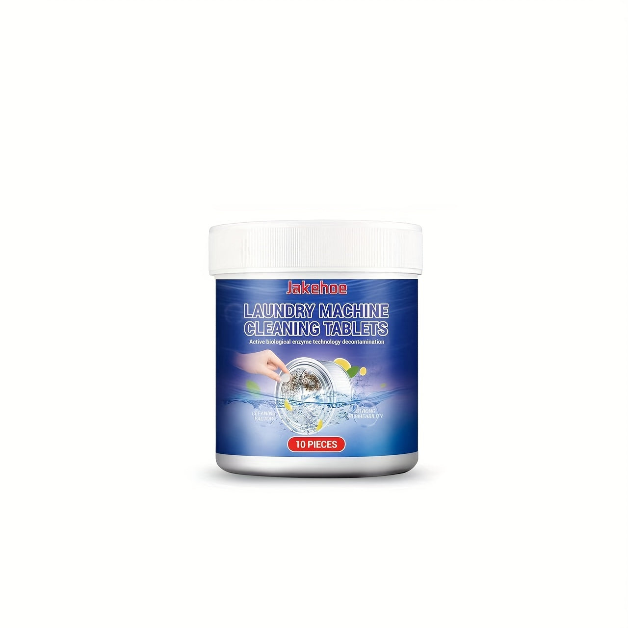10 штук многофункциональных таблеток для очистки стиральных машин от запаха и пятен