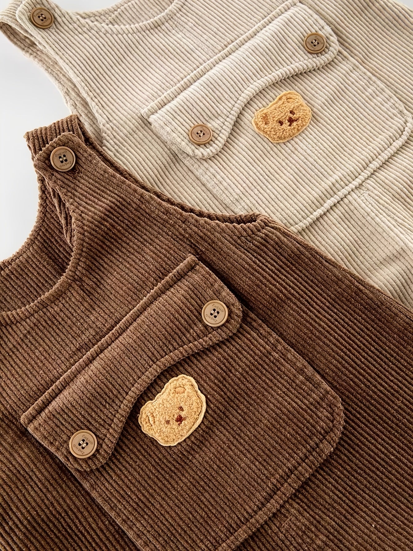 Детские комбинезоны из вельвета с карманами с животным принтом, универсальные, свободный крой