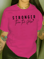 Plus Size Women’s Sports T-Shirt Polyester Breathable All-Season Casual