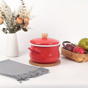 Enamel Cookware Non-Stick Soup Pot Stewing Pot with Large Capacity