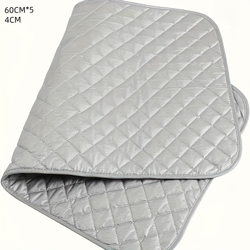 Silver-Coated Laundry Pad Heat Resistant Portable Ironing Mat for Travel and Home