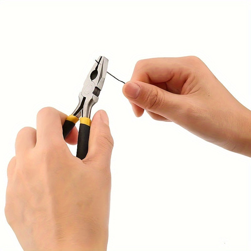 8-Piece Mini Jewelry Pliers Set with Round Curved Needle Nose Pliers for Jewelry Making and Crafting