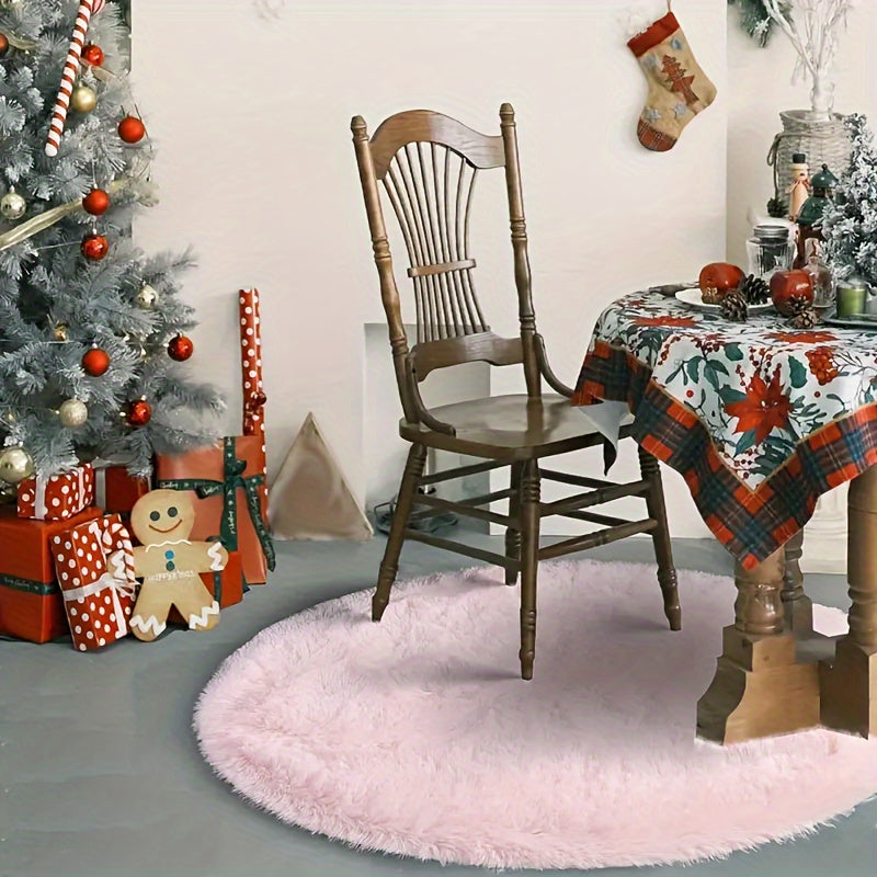 Pink Shaggy Area Rug Soft Non-Slip Absorbent for Bedroom Living Room Play Area