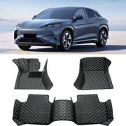 Avtomobil pol uchun mato luksus PU charm 3-qismli to'plam 3D barcha ob-havo sharoitlariga qarshi himoya