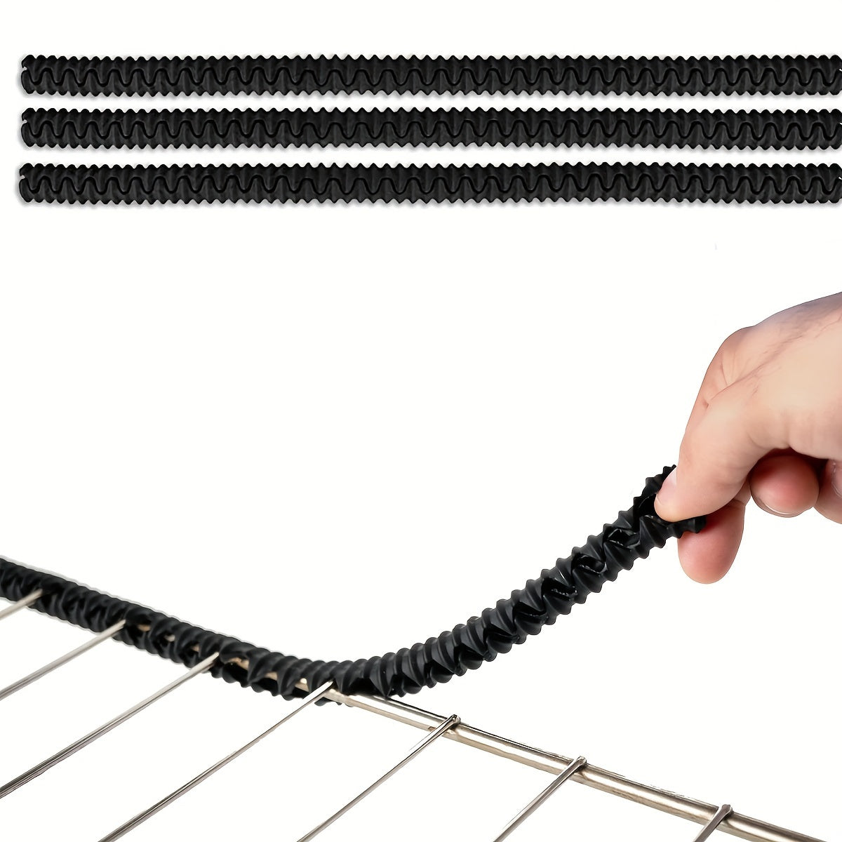 Heat Resistant Oven Rack Shields Set 35.56cm Silicone Protectors for Food Grade Racks