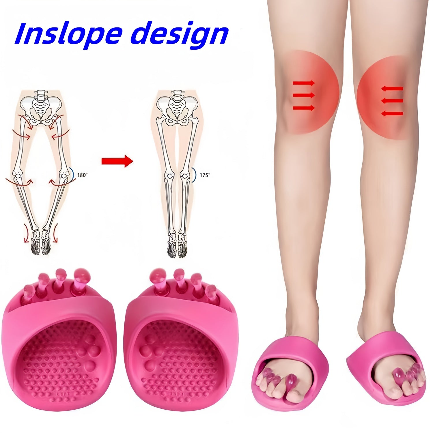 Ichki va tashqi foydalanish uchun noyob dizaynli fitnes chiroqlari, qiya qo'llab-quvvatlash va eng yuqori qulaylik uchun massaj vositasi bilan. Ajoyib sog'liq sovg'asi.
