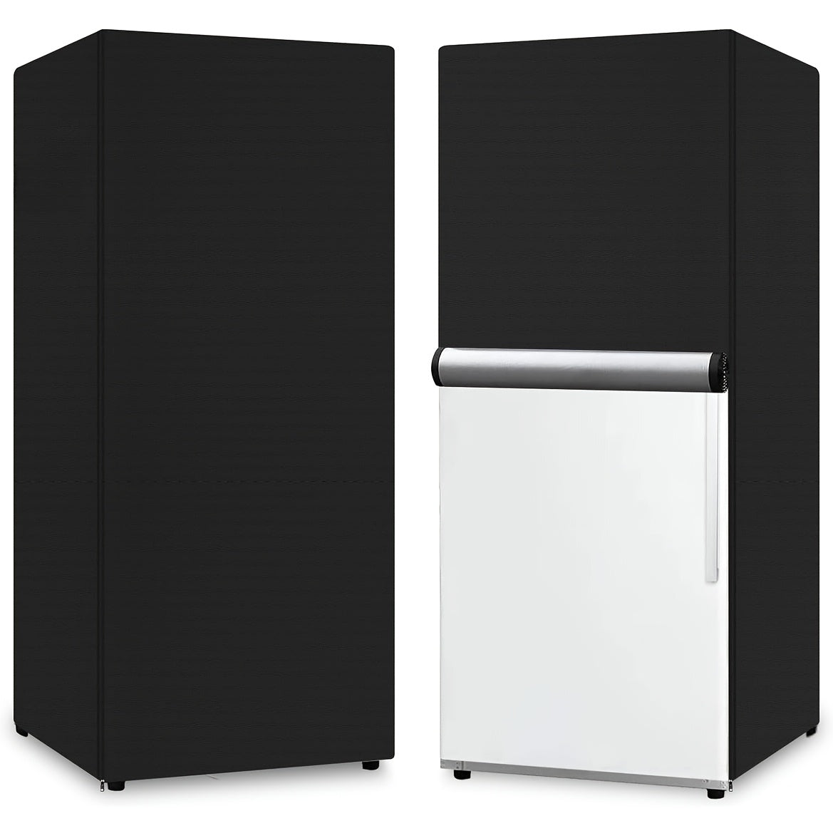 Funda impermeable para exteriores para nevera con cremallera enrollable 58cm x 58cm x 142cm