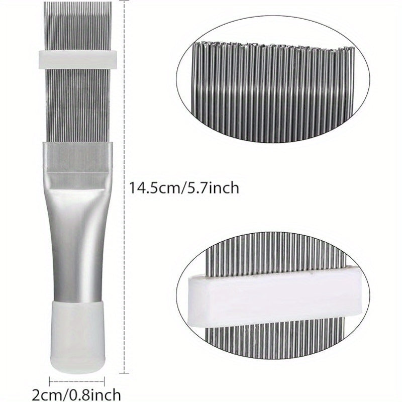Набор щеток для катушек и финальных гребешков для глубокого очищения кондиционера, без пыли, охлаждение