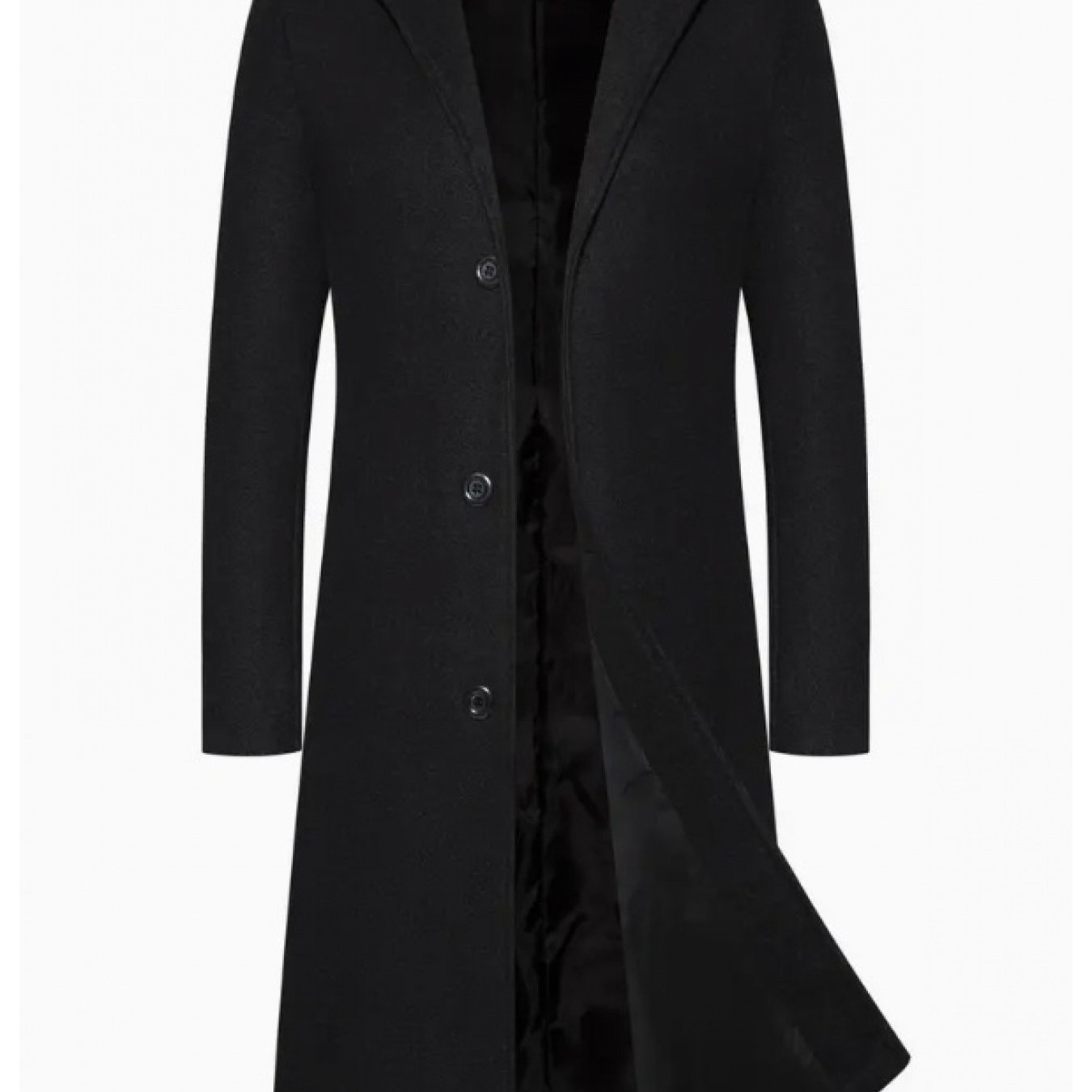 Erkaklar uchun och kulrang o'rta uzunlikdagi trenchcoat, tasodifiy turdagi turli xil yenglar, tugmachali uslub, 100% polyesterdan tayyorlangan. Kuz va qish uchun ideal, odatiy moslik.