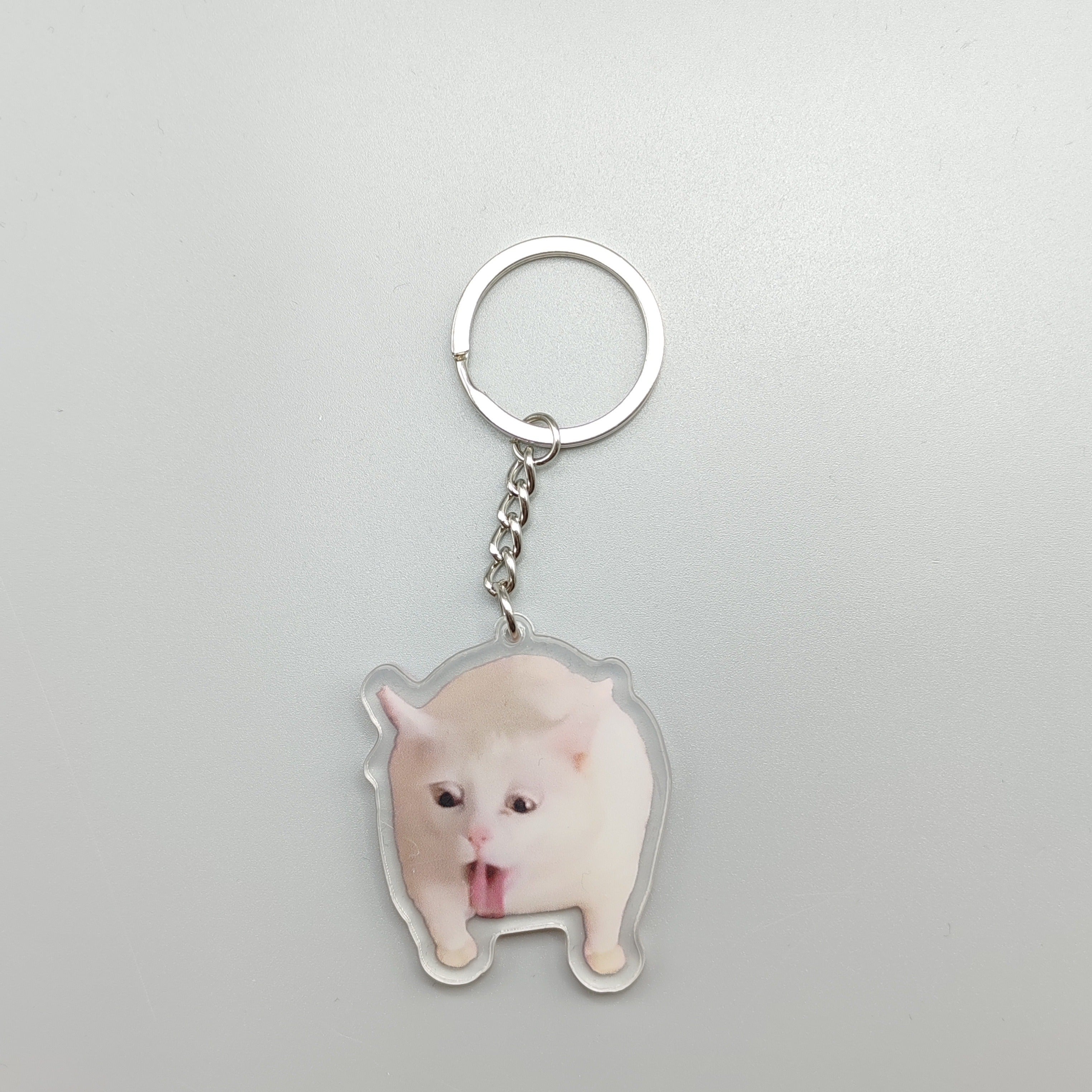 2D плоская кошка, собака, брелок, подвеска для мобильного телефона, автомобильный кулон, милый подарок