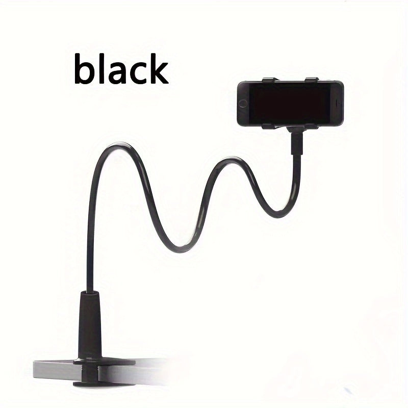 Long-Neck Mobile Phone Holder for Desktops and Bedside Tables ABS Material