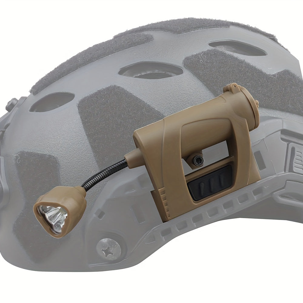 LED Helmet Light with Infrared Red Green Night Vision Modes for Hunting Cycling Fishing