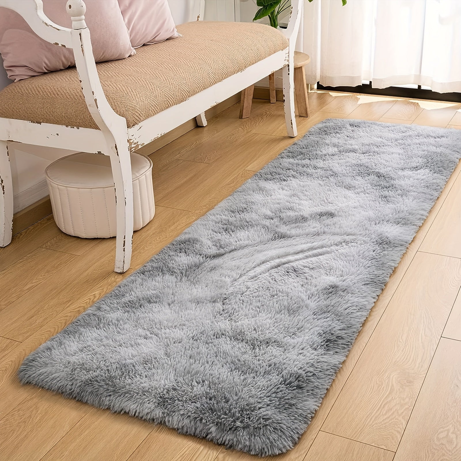 Soft Plush Shag Area Rug for Living Room and Bedroom Non-Slip Machine Washable